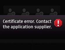Solution – Certificate Not on Phone or SIM error (Nokia s40)