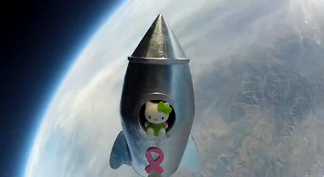 HELLO KITTY IN SPACE
